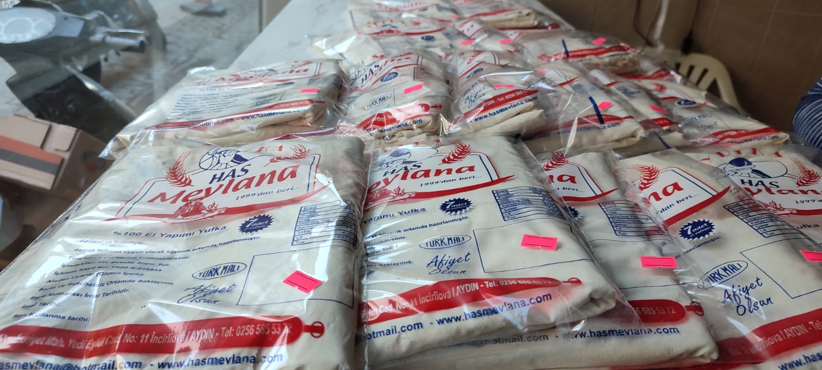 El açması yufka Has Mevlana